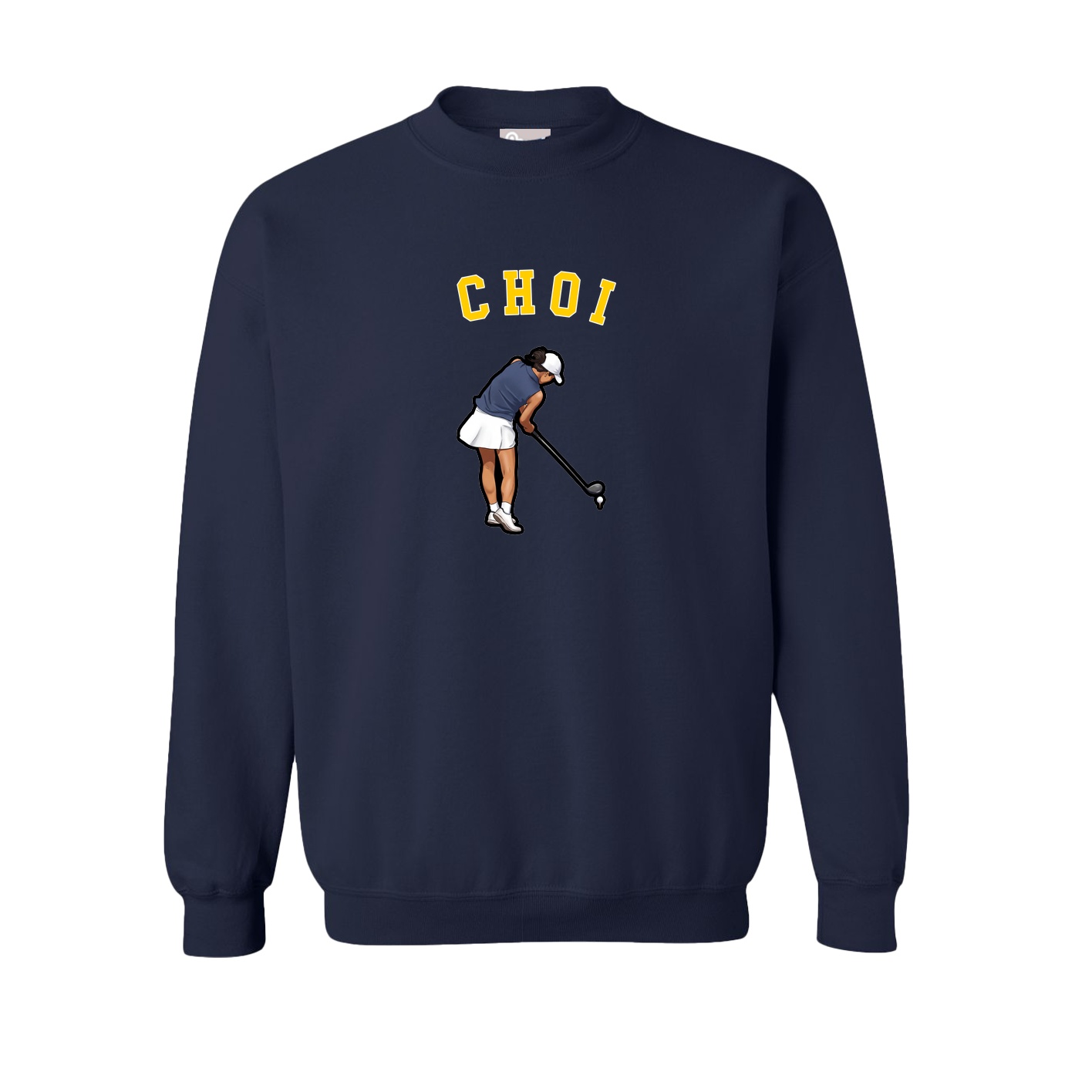 Fleece Crew — Shirsey Arch in Navy
