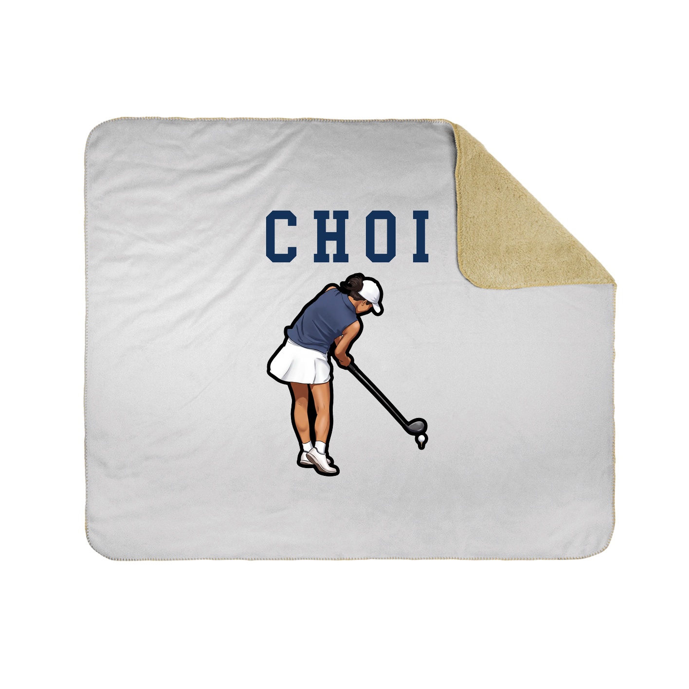 Throw Blanket — Shirsey in White