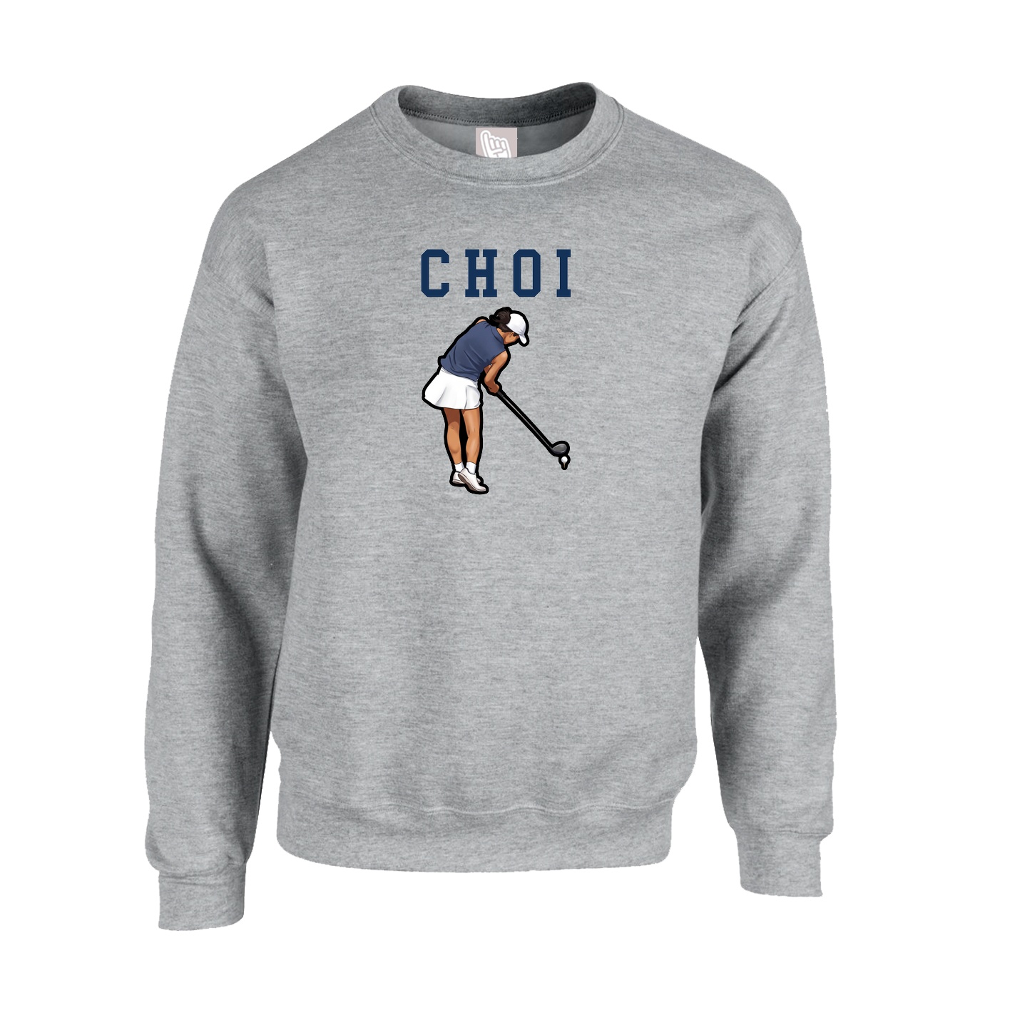 Fleece Crew — Shirsey in Grey