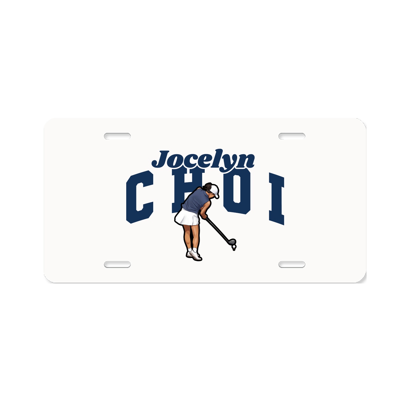 License Plate — Signature Arch in Classic