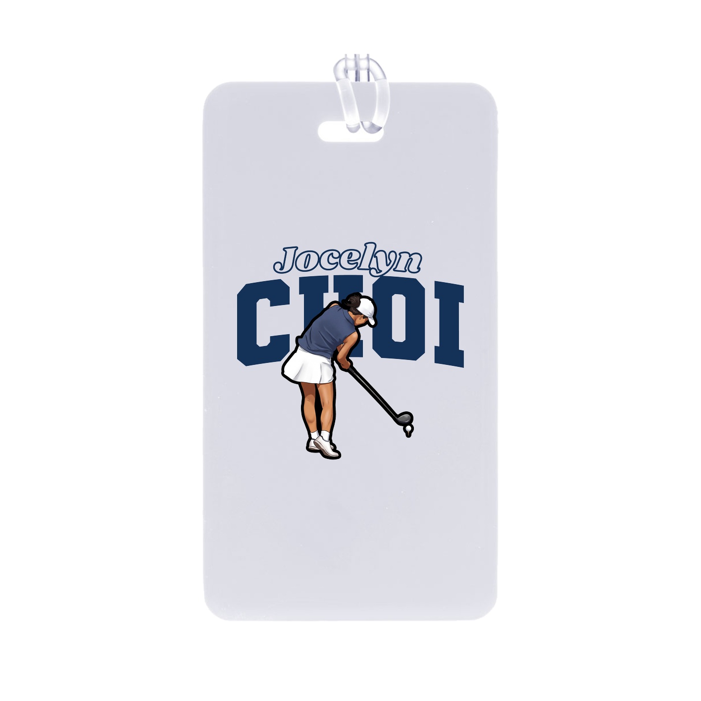 Bag Tag — Name Arch in Classic