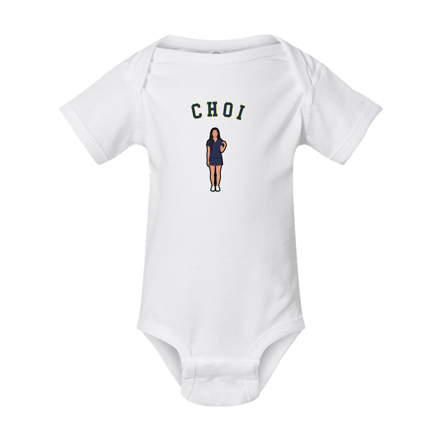 Baby Onesie — Shirsey Arch in White