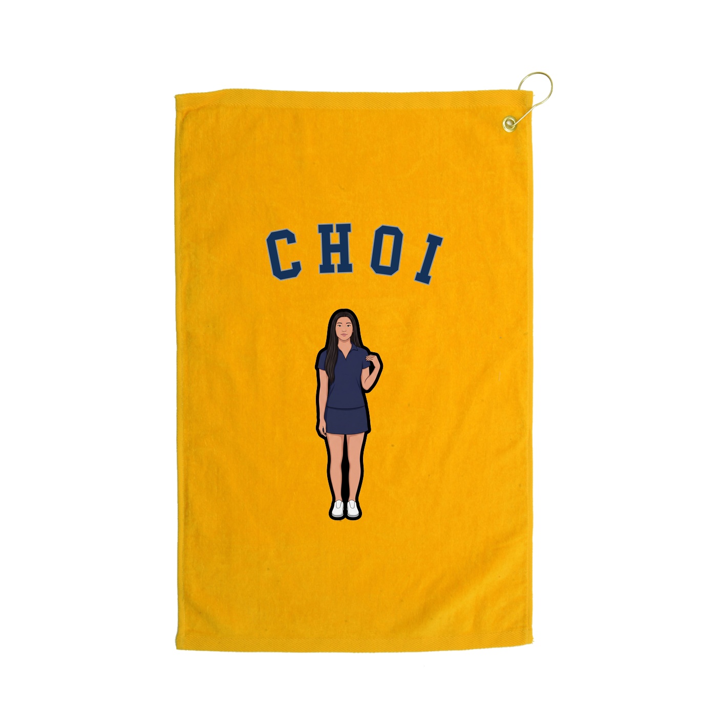 Golf Towel — Shirsey Arch in Gold