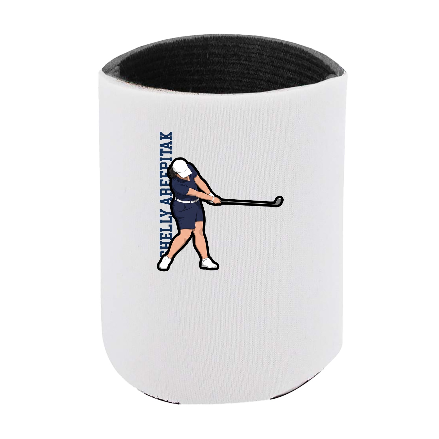 Can Holder — Name Vertical in White