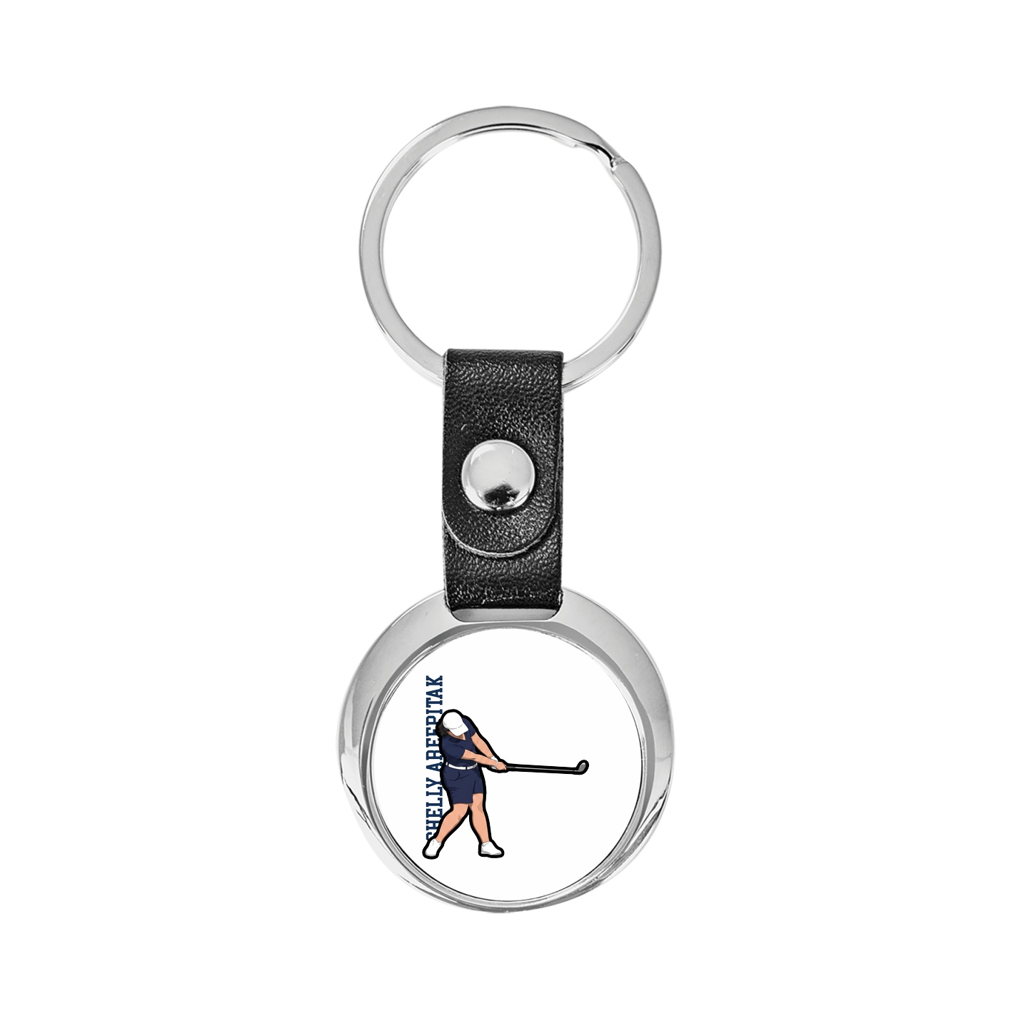 Key Chain — Name Vertical in Classic
