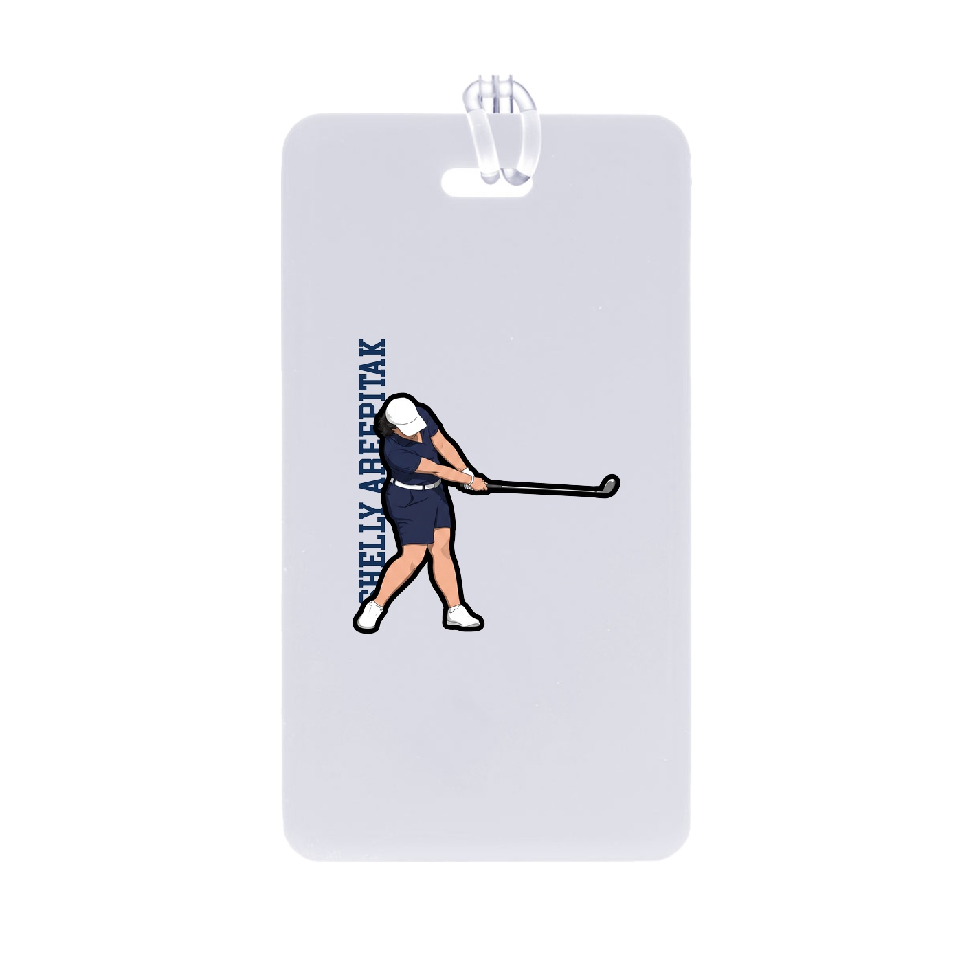 Bag Tag — Name Vertical in Classic