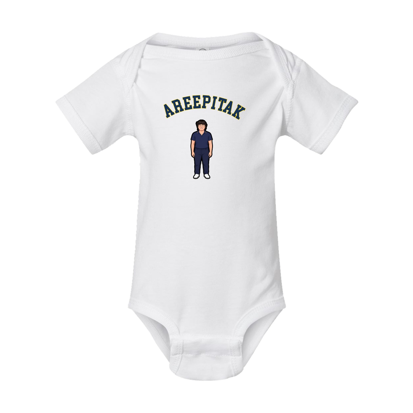 Baby Onesie — Shirsey Arch in White
