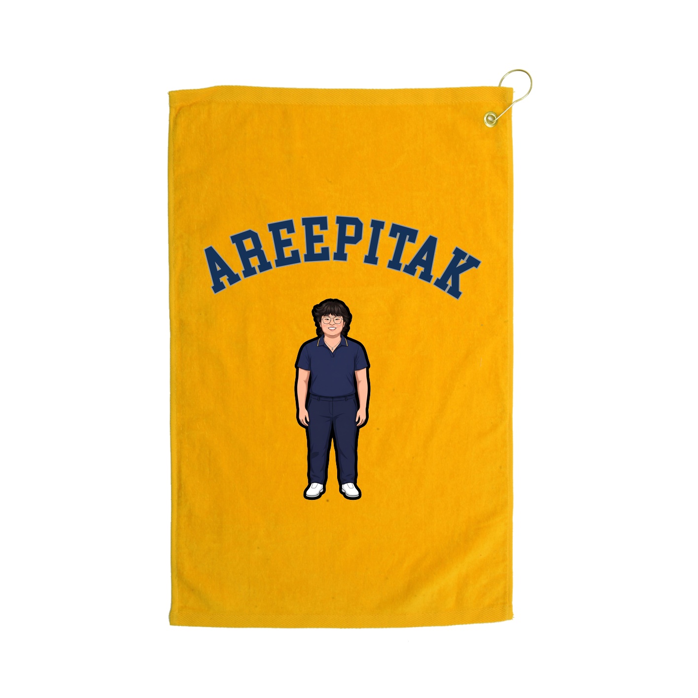 Golf Towel — Shirsey Arch in Gold