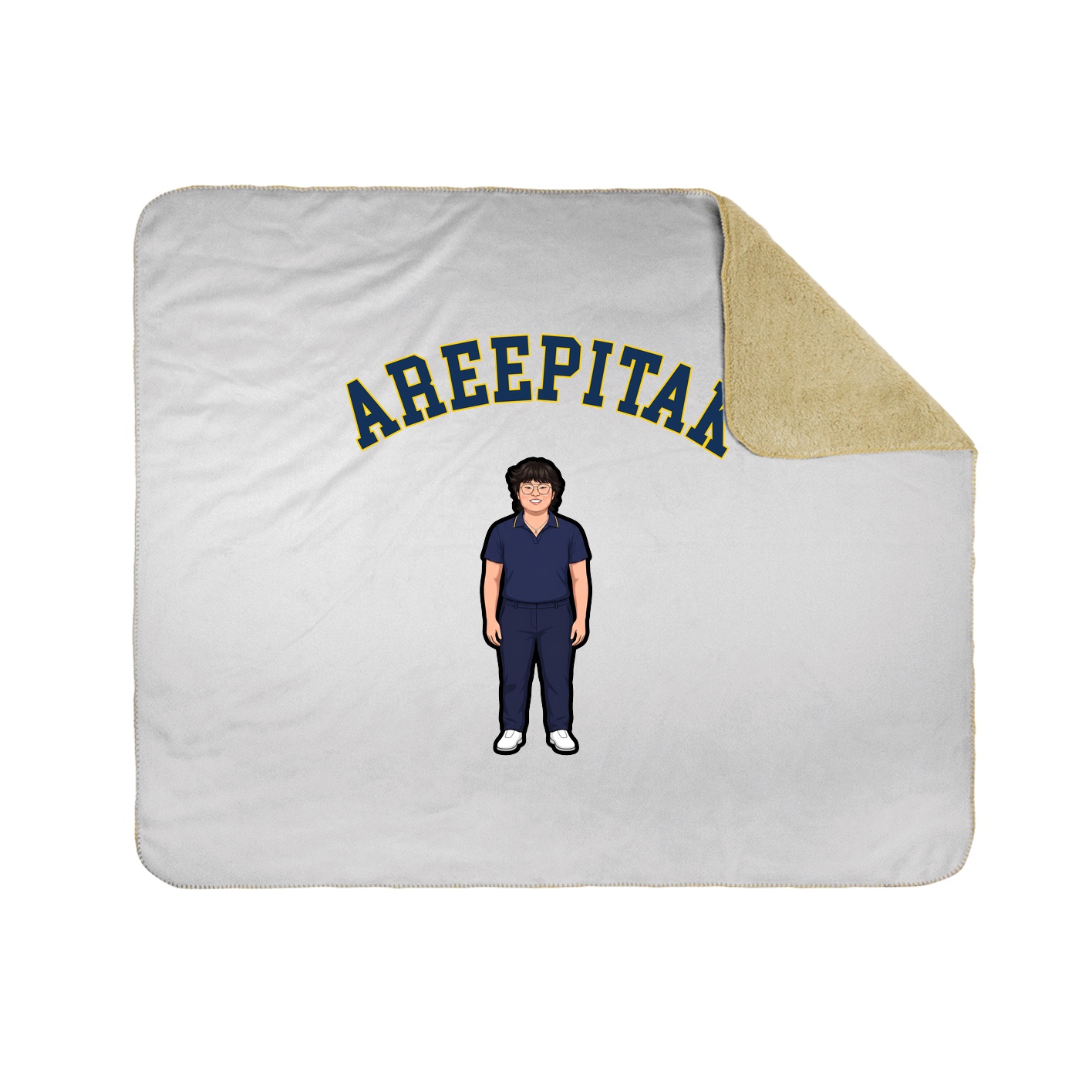 Throw Blanket — Shirsey Arch in White
