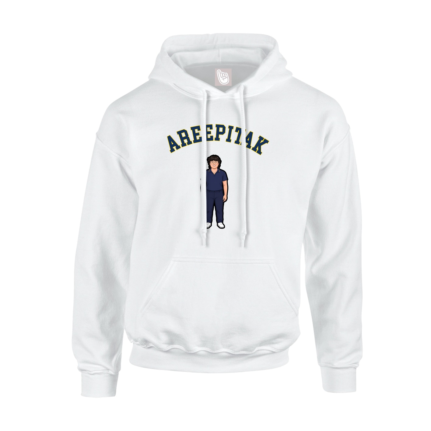 Hoodie — Shirsey Arch in White