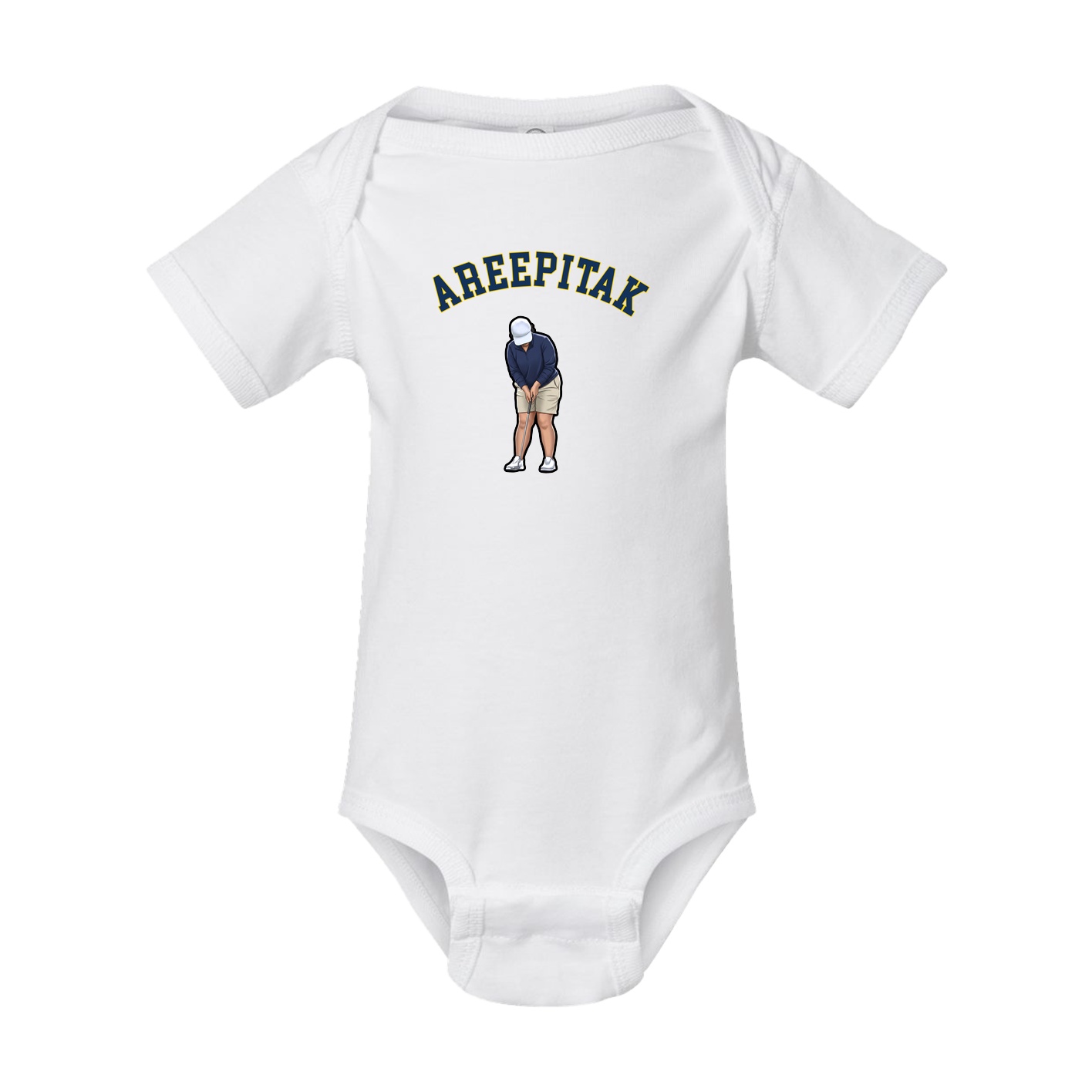 Baby Onesie — Shirsey Arch in White