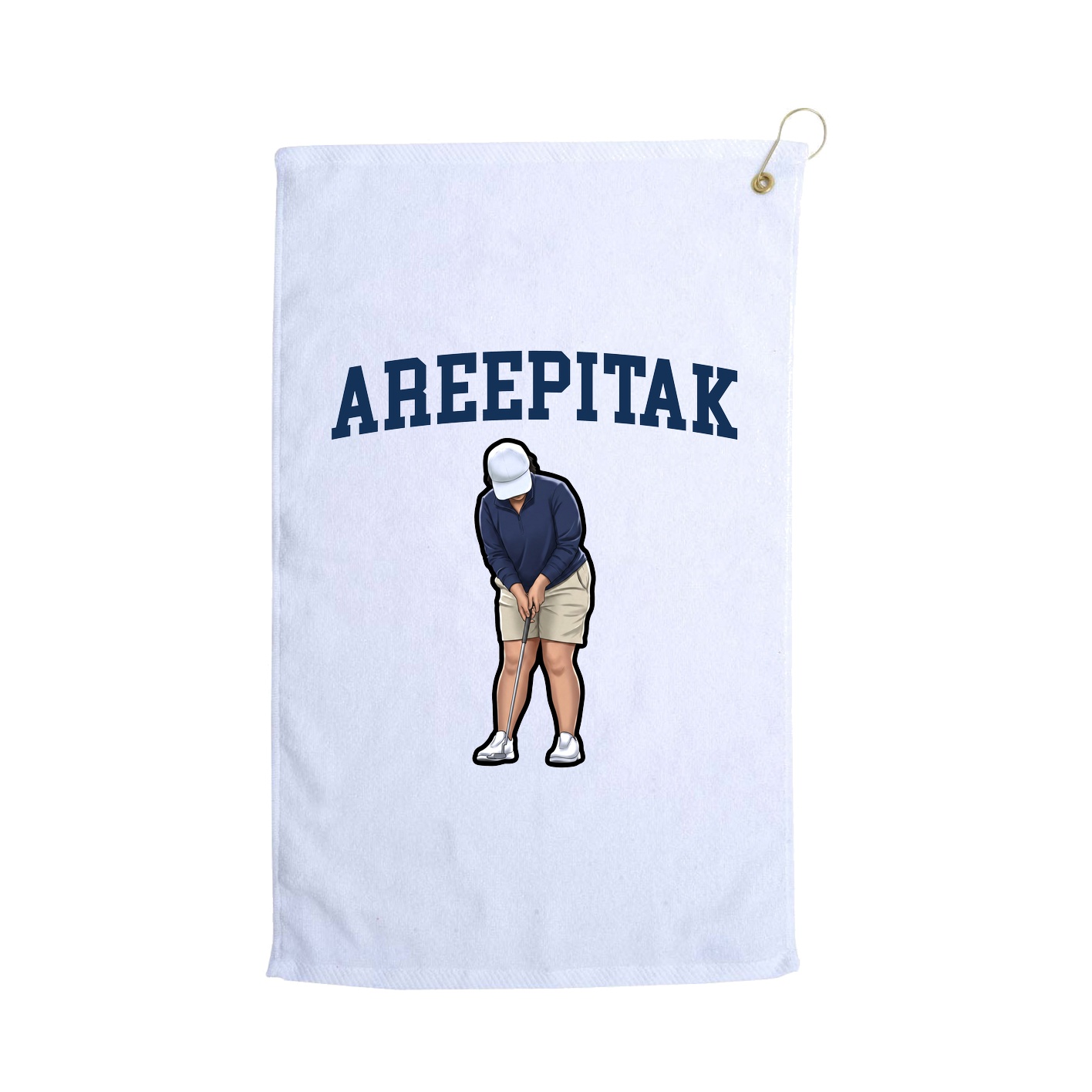Golf Towel — Shirsey in White