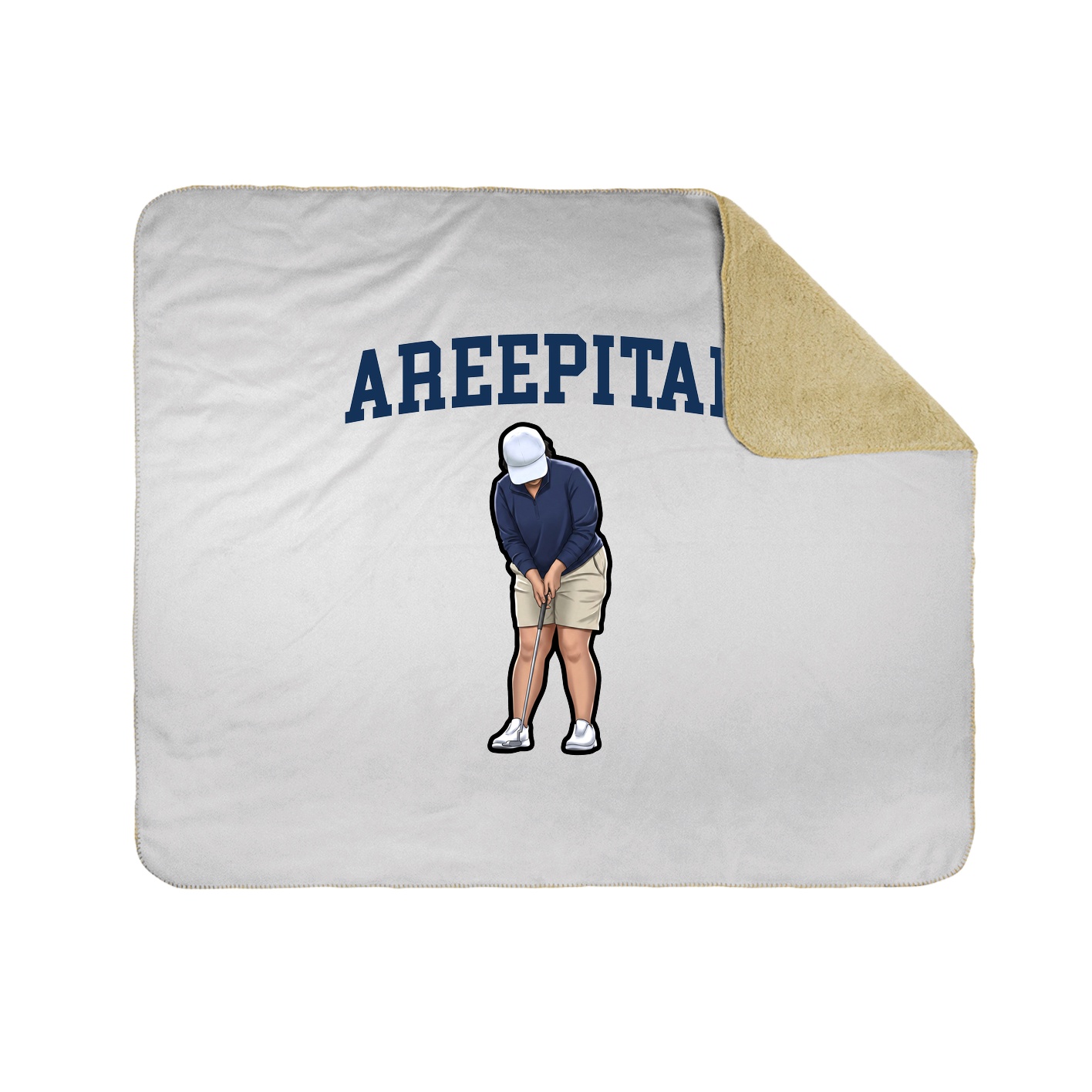 Throw Blanket — Shirsey in White