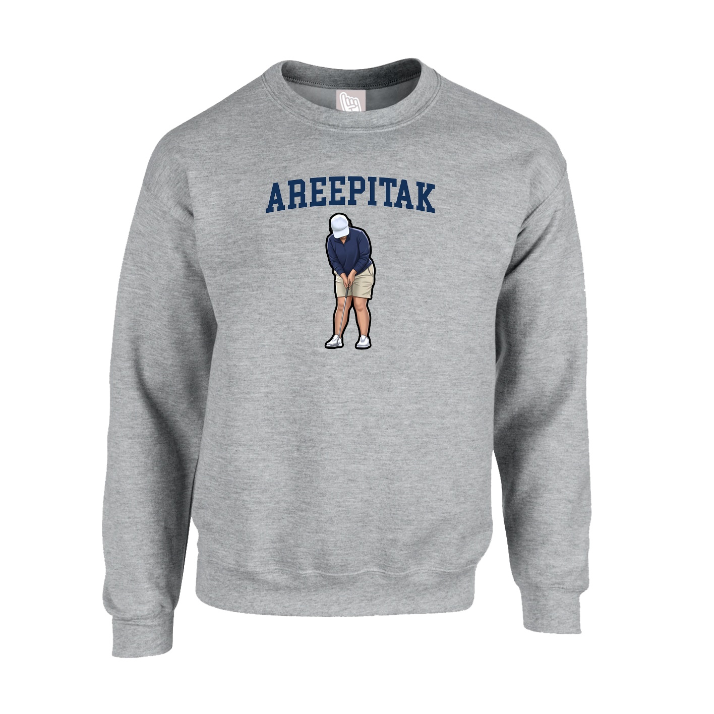 Fleece Crew — Shirsey in Grey