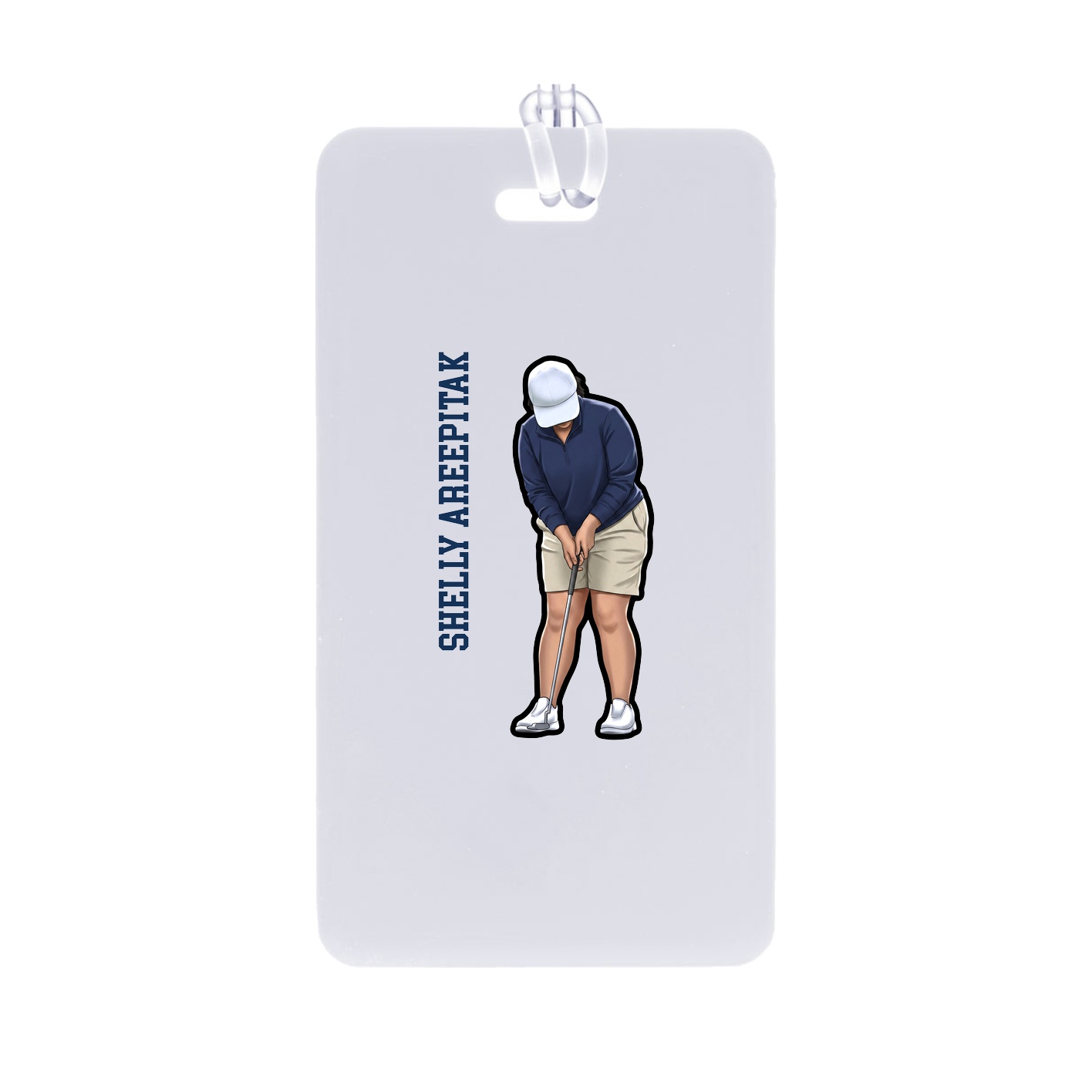 Bag Tag — Name Vertical in Classic