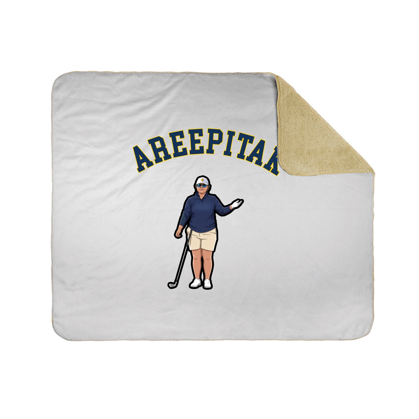 Throw Blanket — Shirsey Arch in White