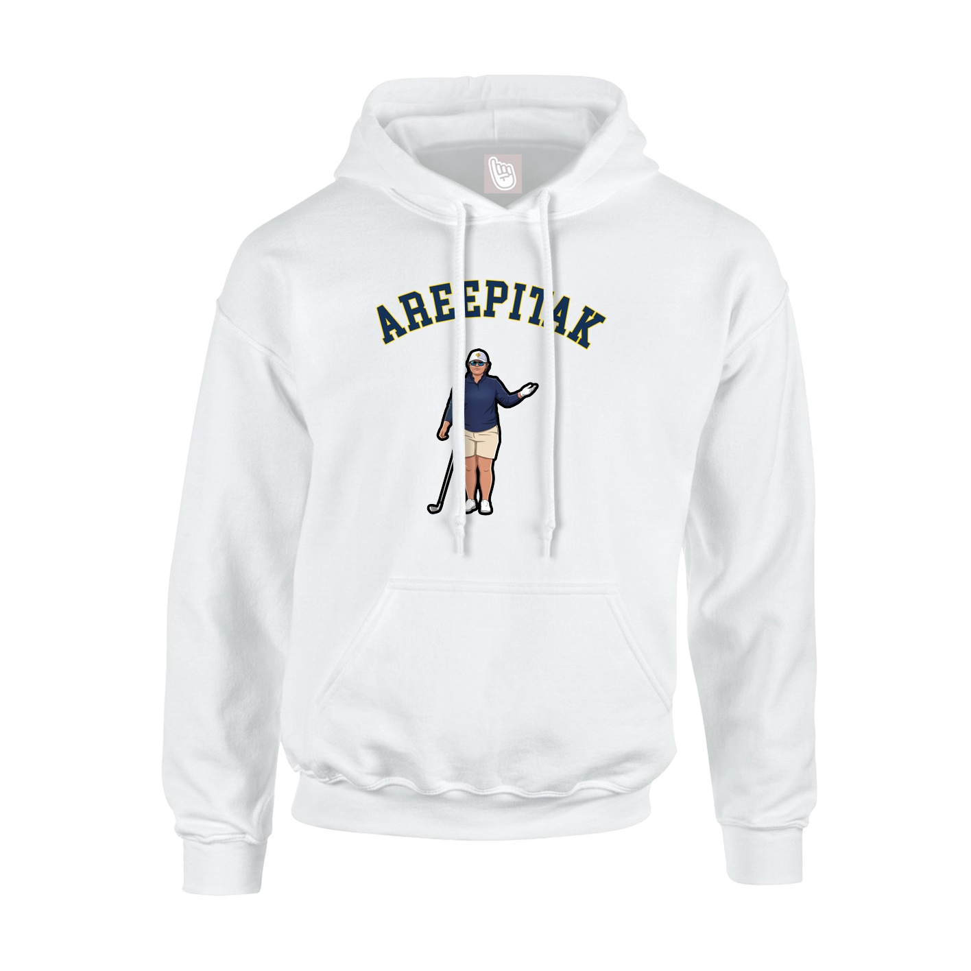 Hoodie — Shirsey Arch in White
