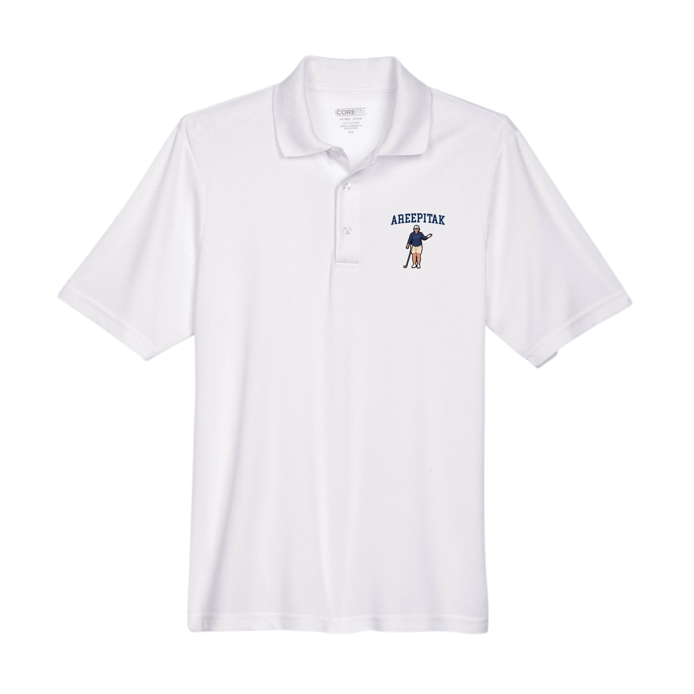 Performance Polo — Shirsey in White