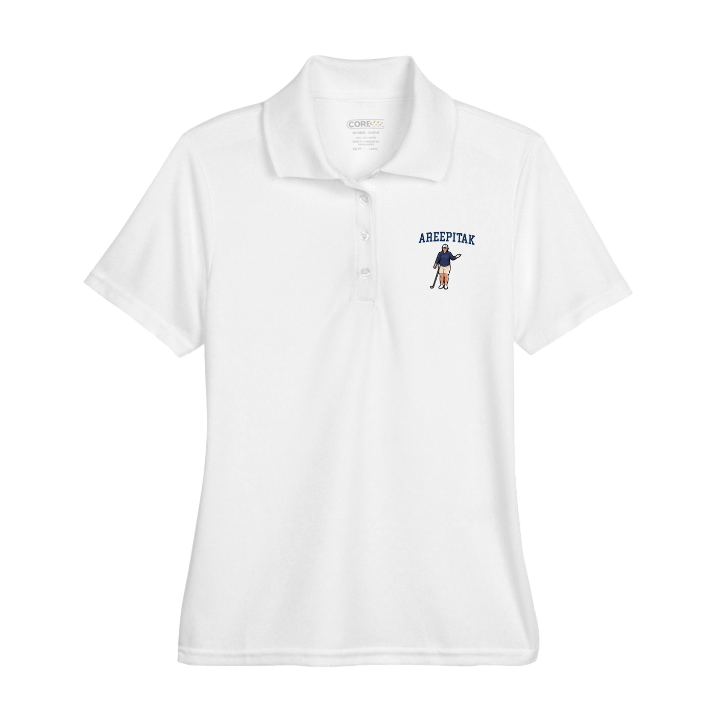 Womens Performance Polo — Shirsey in White