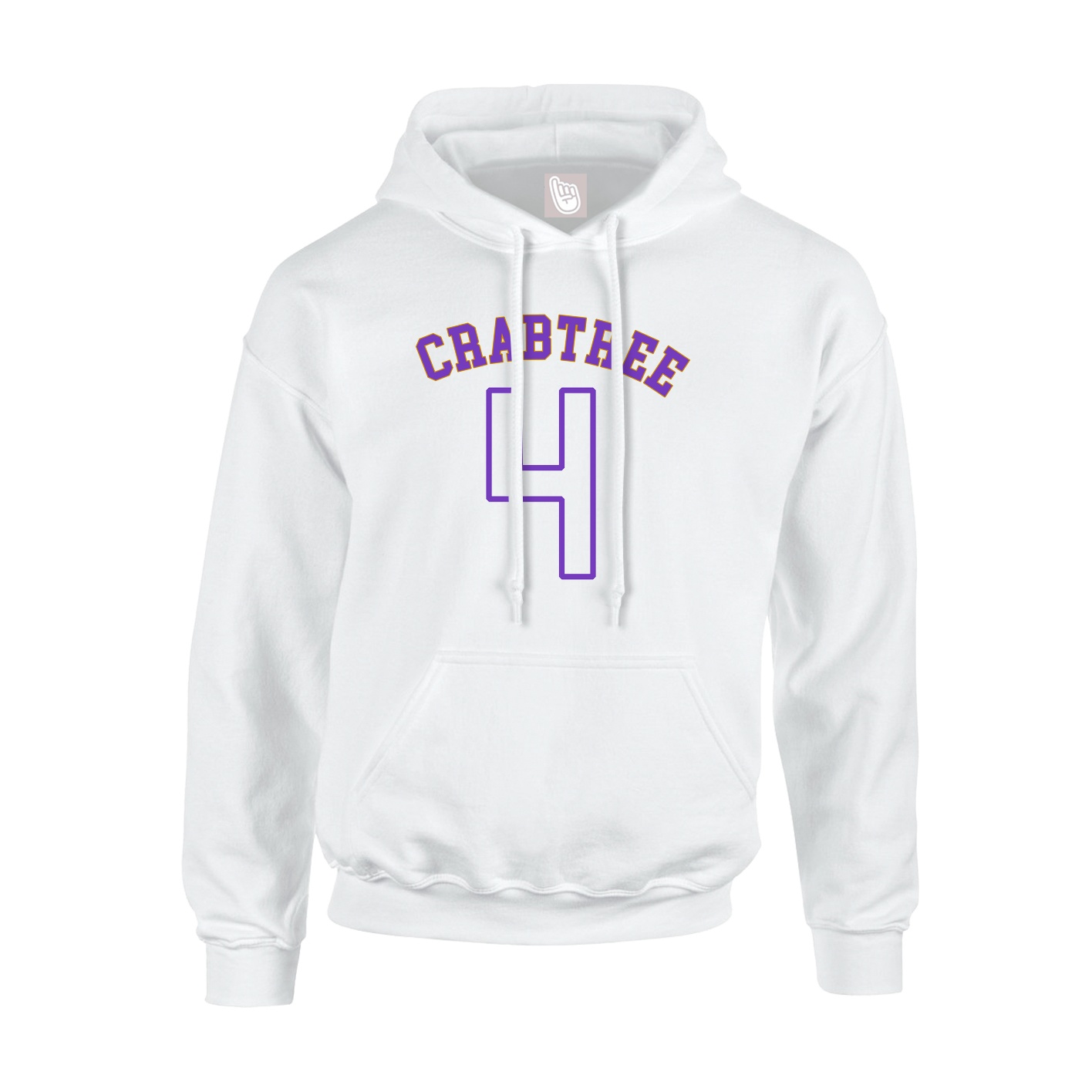 Youth Hoodie — Shirsey Arch in White