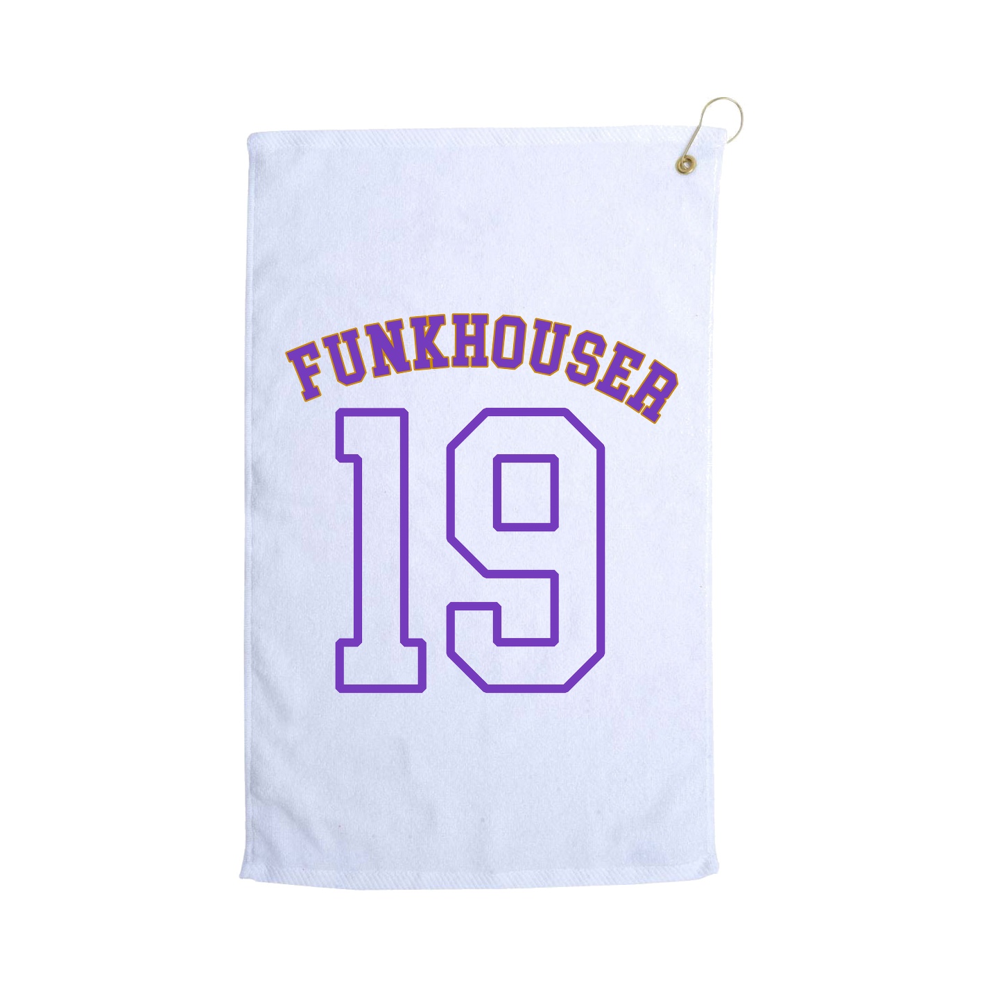 Golf Towel — Shirsey Arch in White