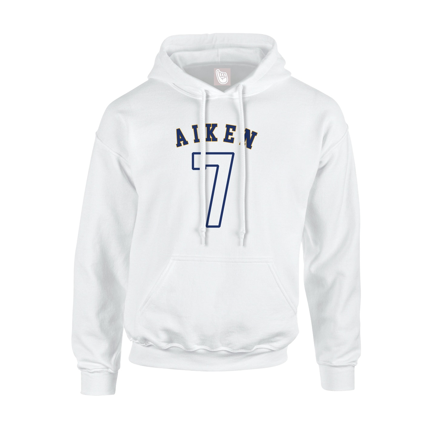 Youth Hoodie — Shirsey Arch in White