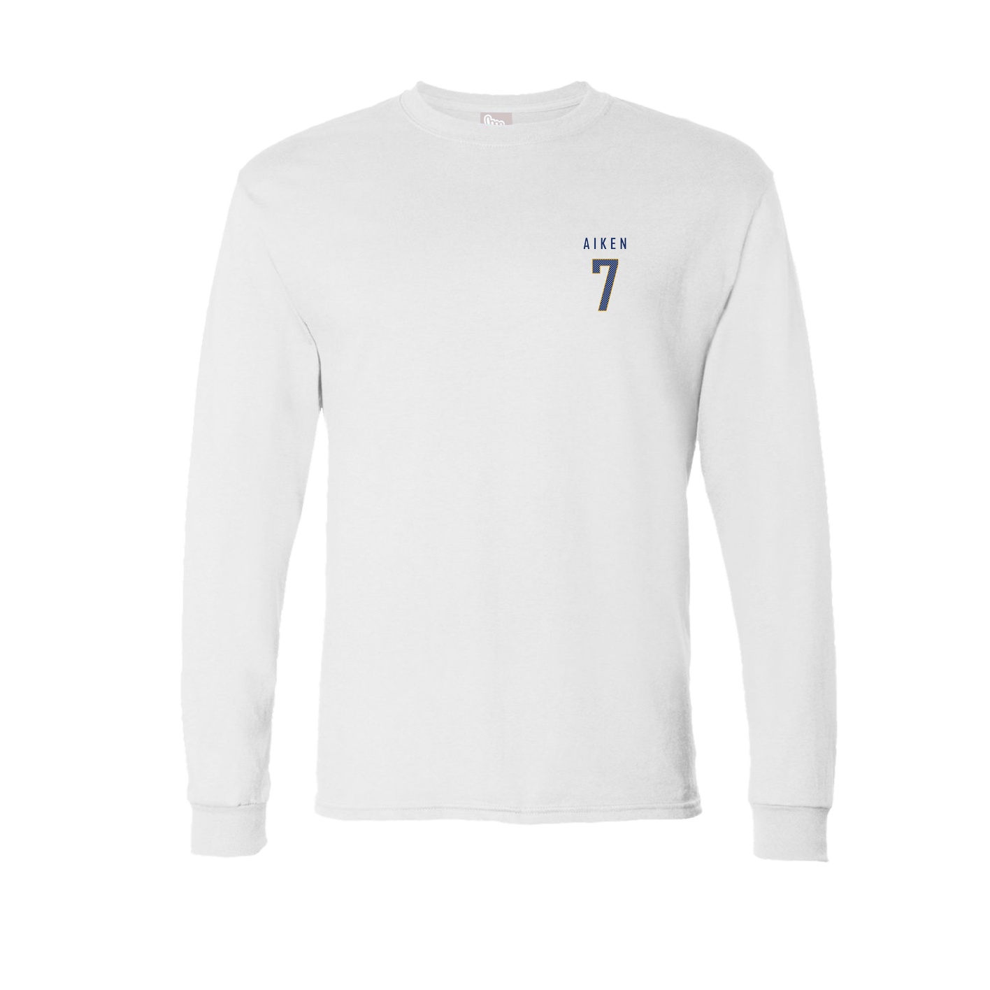 Long Sleeve Tee — Mesh Shirsey in White