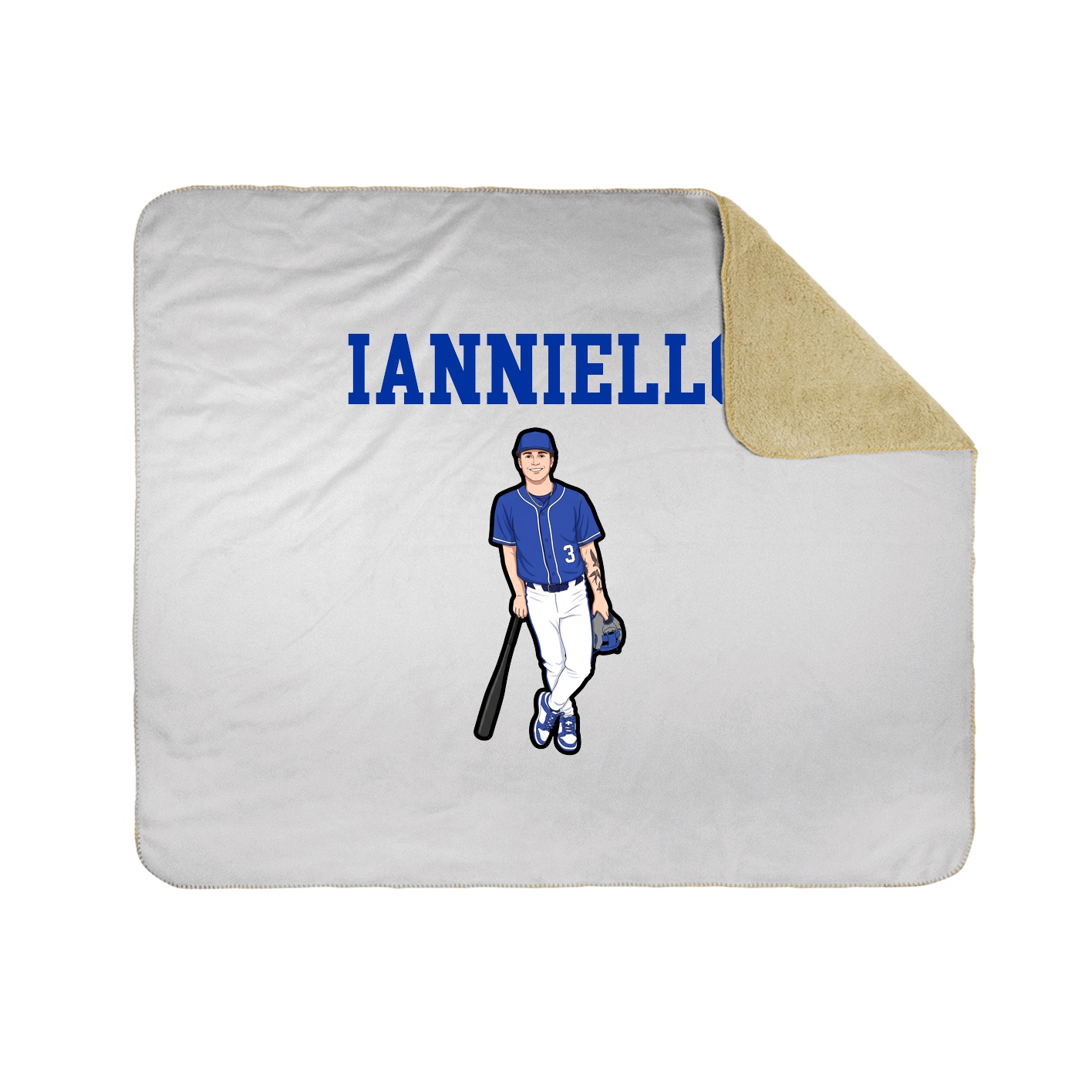 Throw Blanket — Shirsey in White