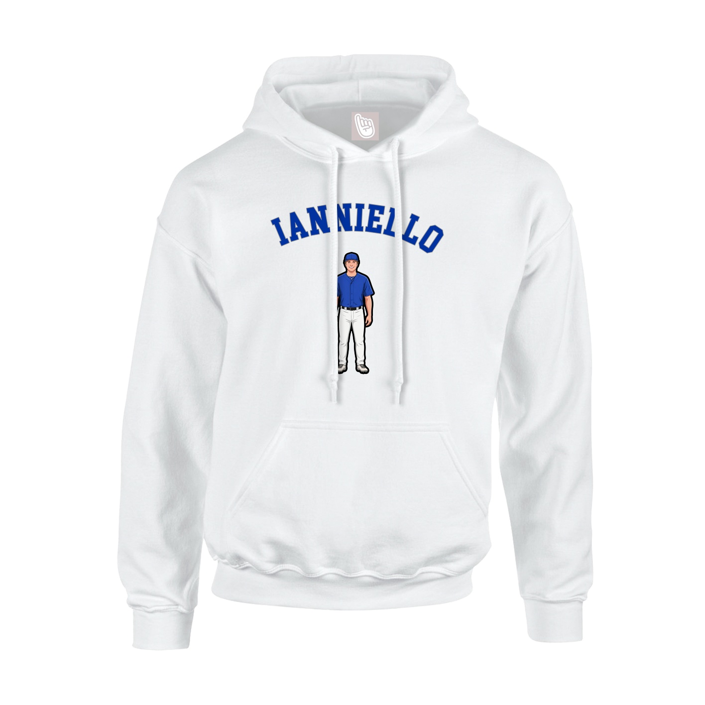 Hoodie — Shirsey Arch in White
