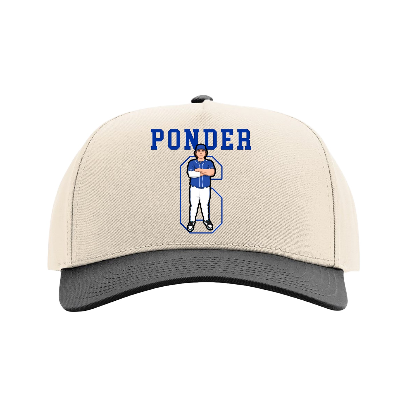 Full Fabric Five-Panel Champ Cap