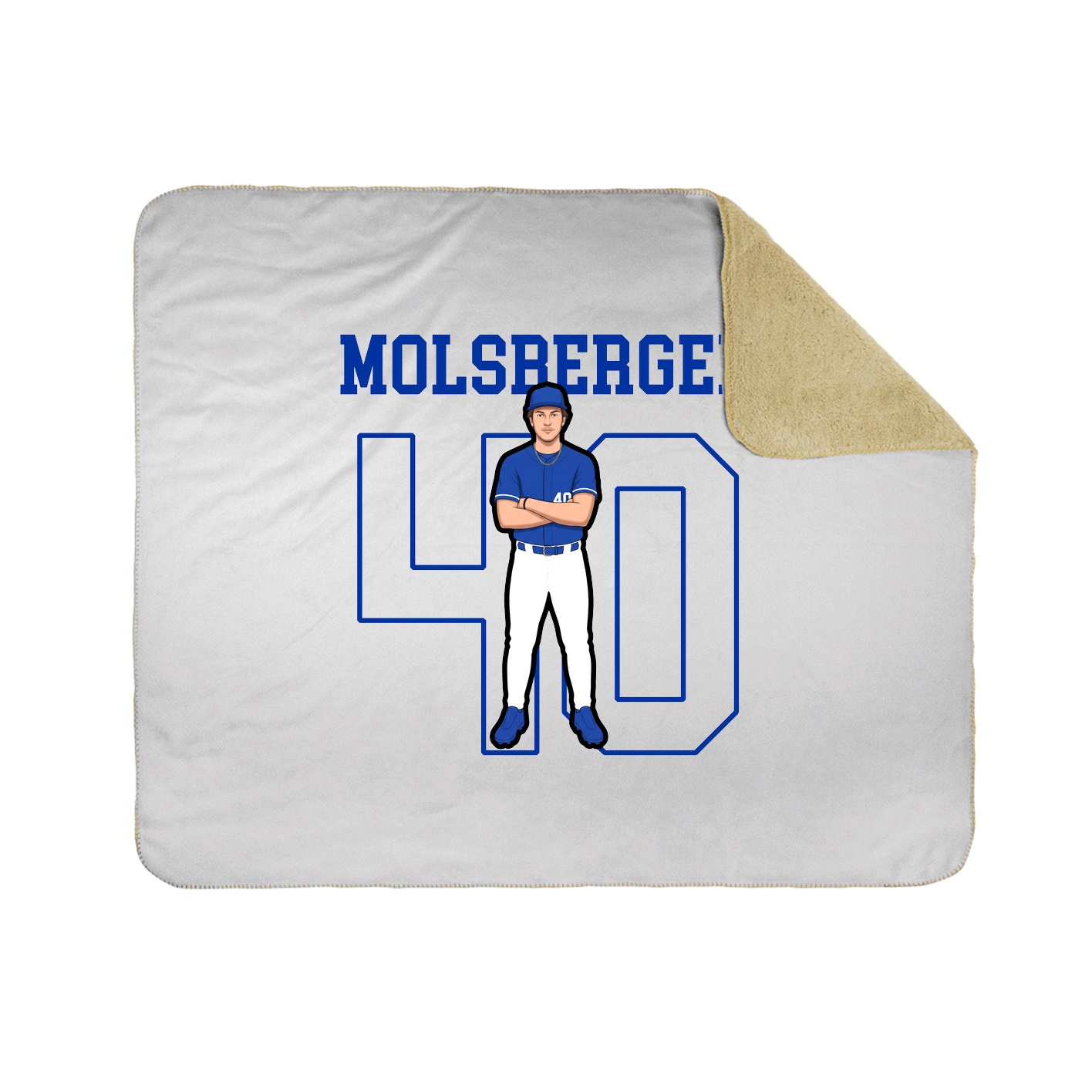 Throw Blanket — Shirsey in White