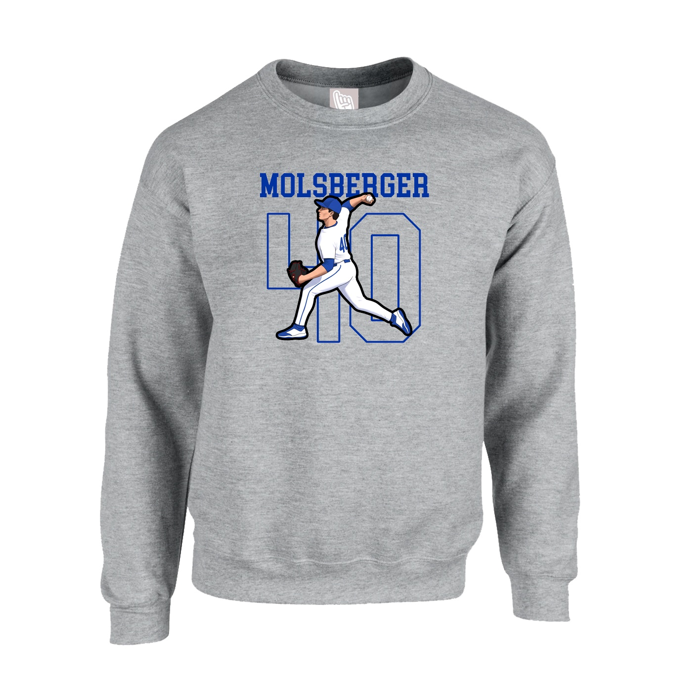 Fleece Crew — Shirsey in Grey