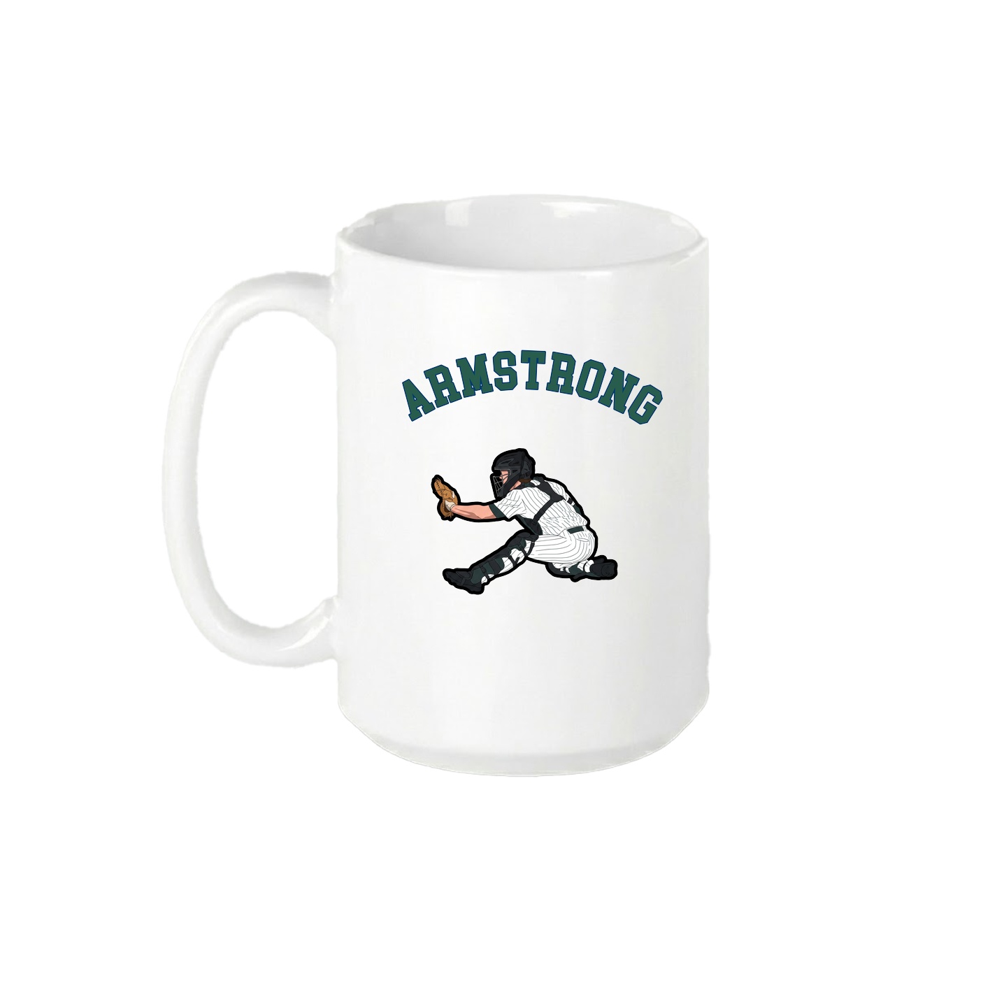 15oz Coffee Mug — Shirsey Arch in White
