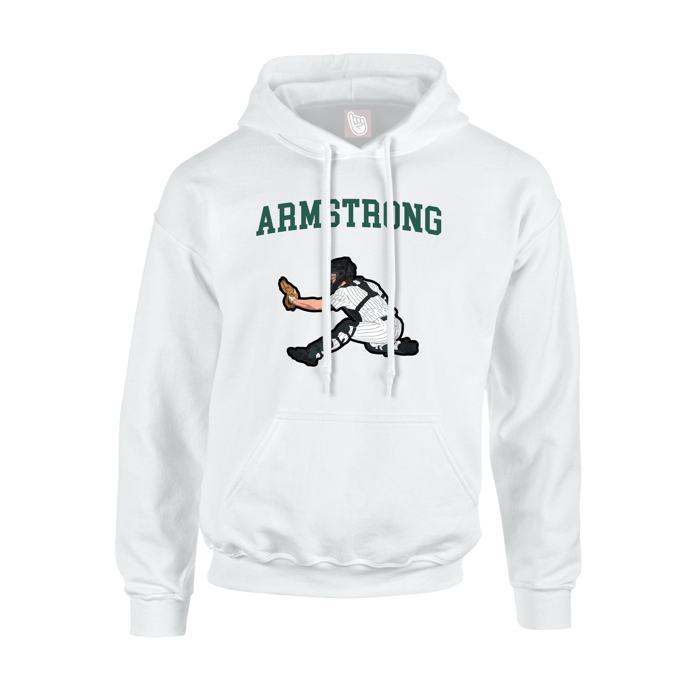 Hoodie — Shirsey in White