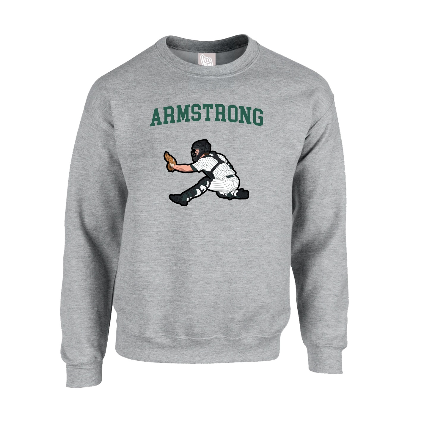 Fleece Crew — Shirsey in Grey