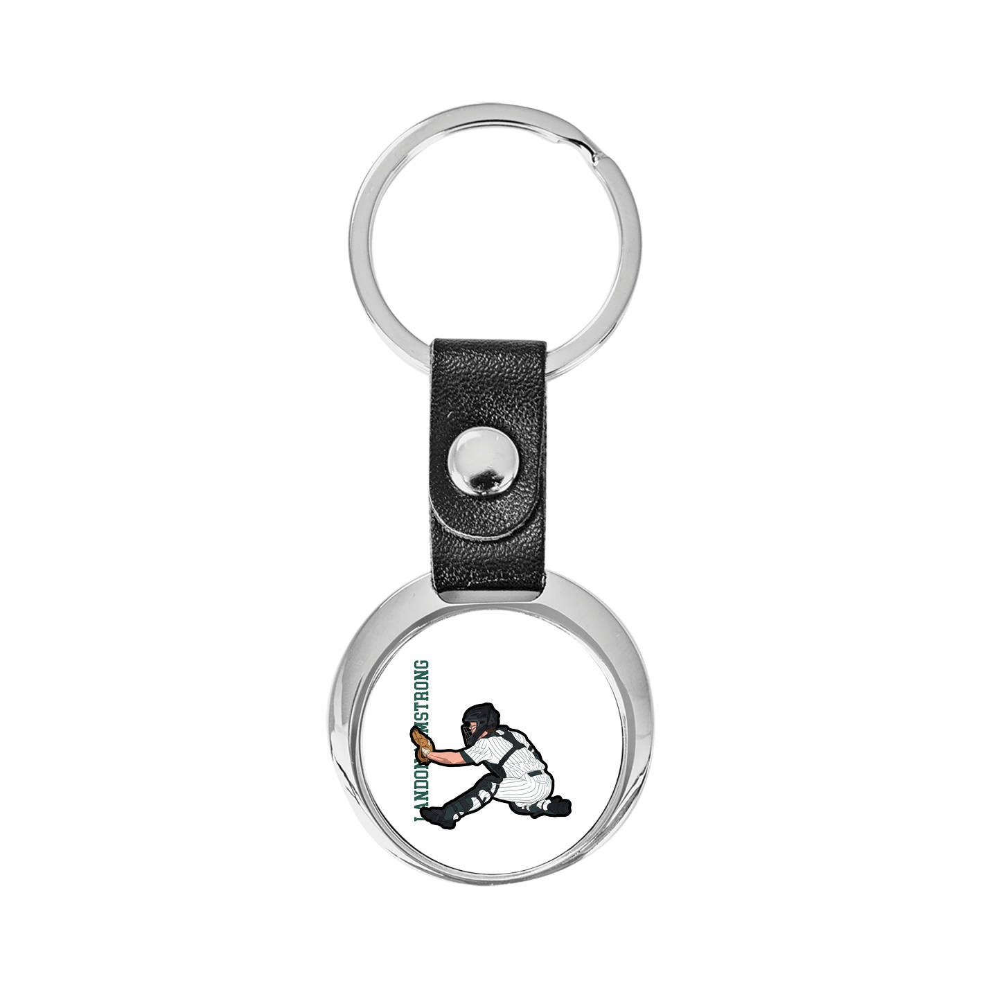 Key Chain — Name Vertical in Classic
