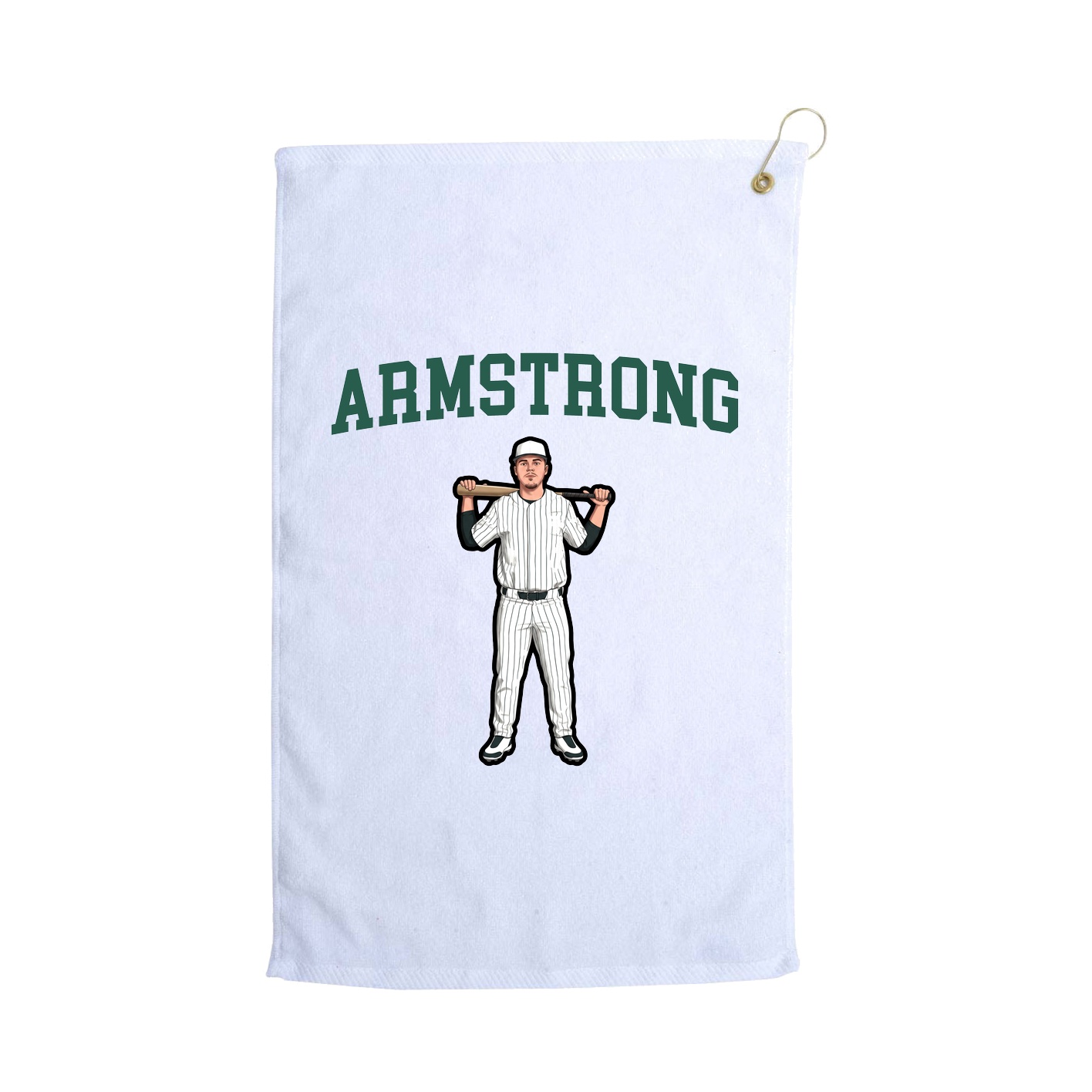 Golf Towel — Shirsey in White