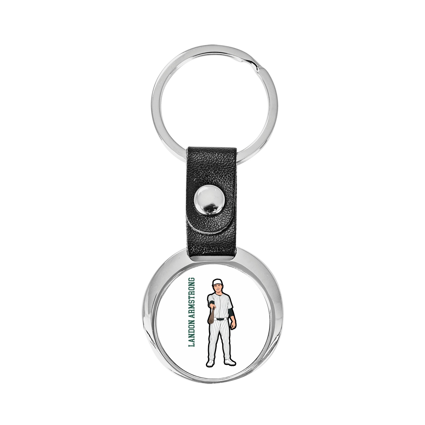 Key Chain — Name Vertical in Classic