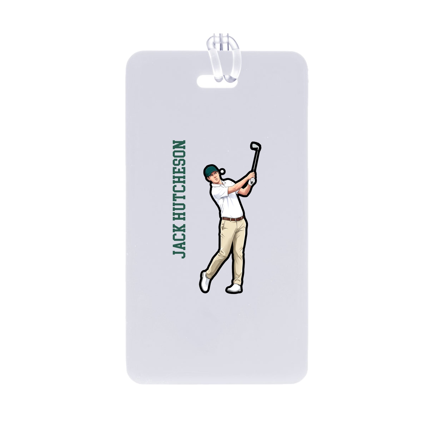 Bag Tag — Name Vertical in Classic