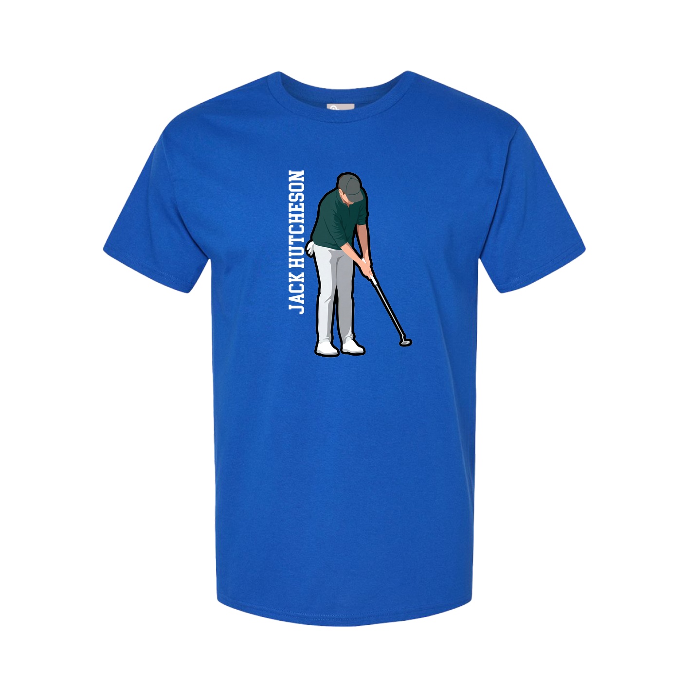 Tee — Name Vertical in Royal