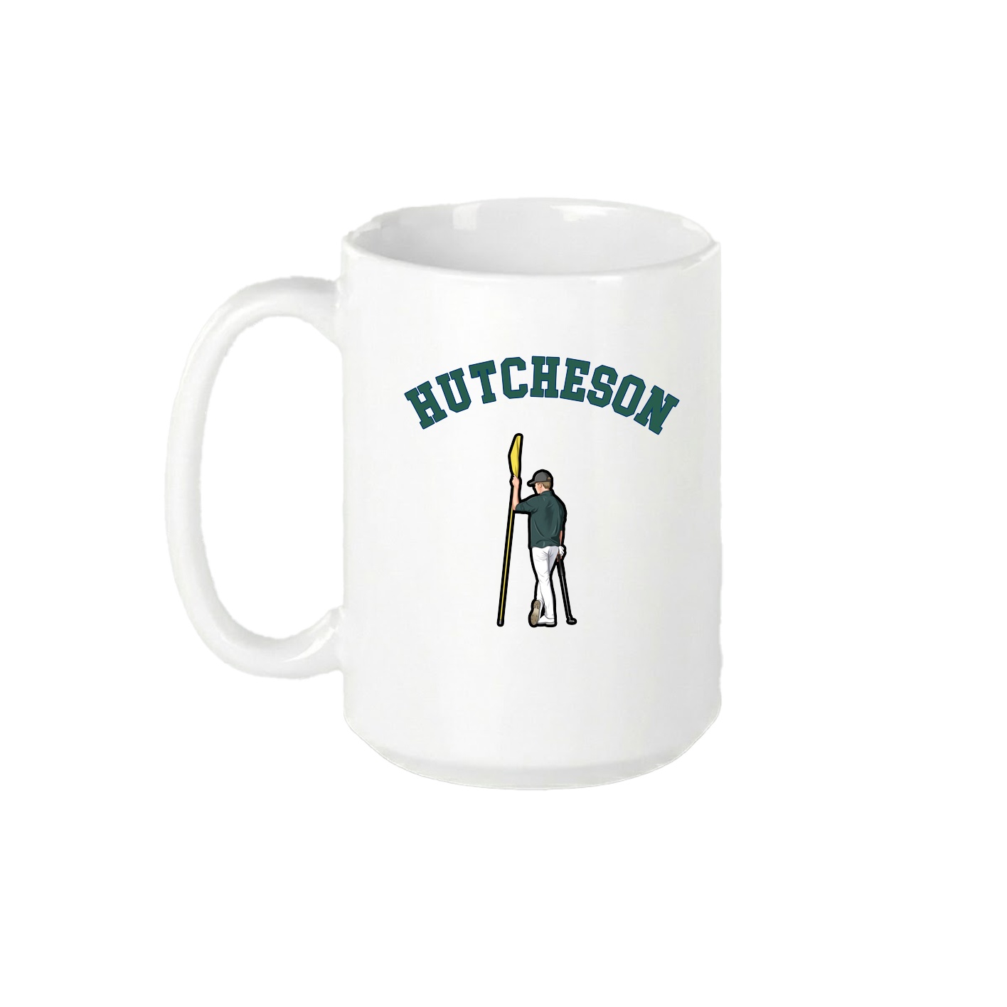 15oz Coffee Mug — Shirsey Arch in White