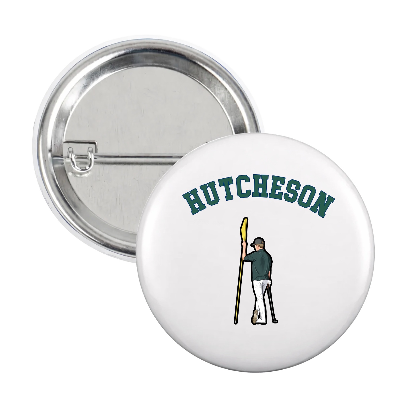 Game Day Button — Shirsey Arch in White
