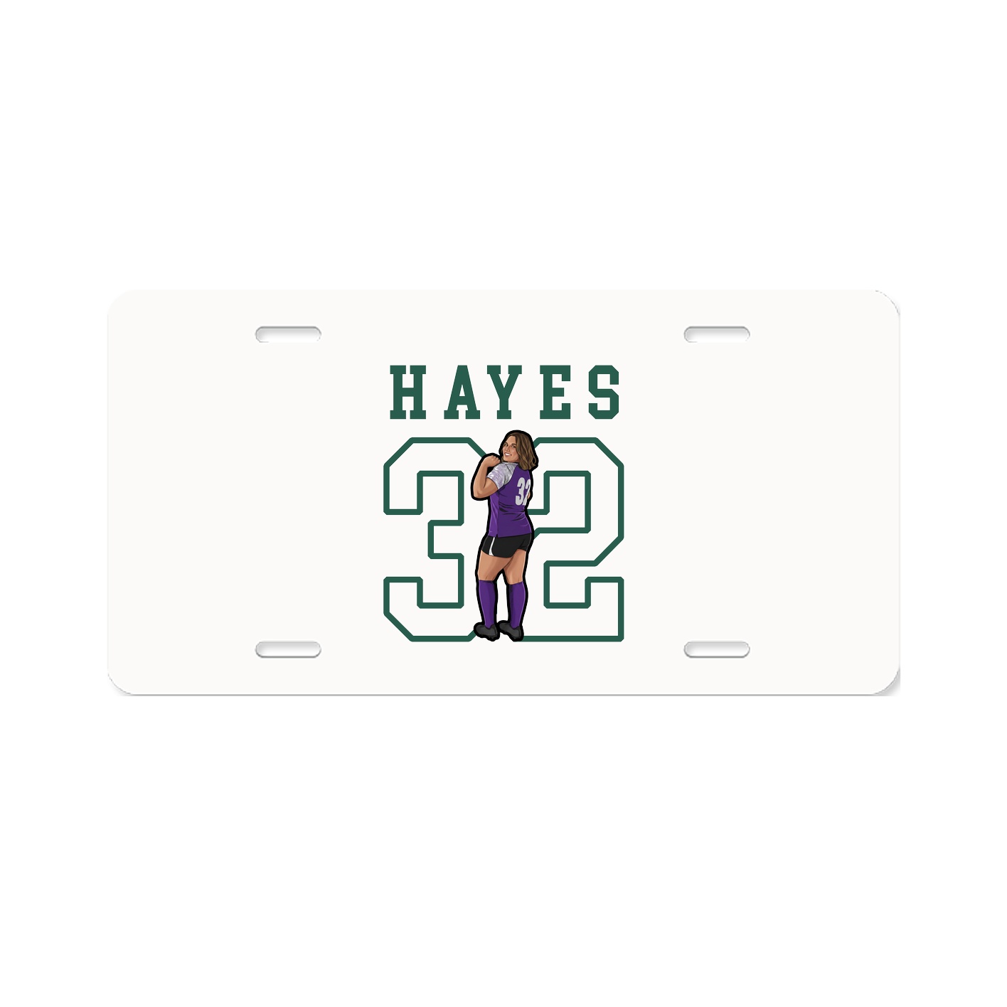 License Plate — Shirsey in Classic