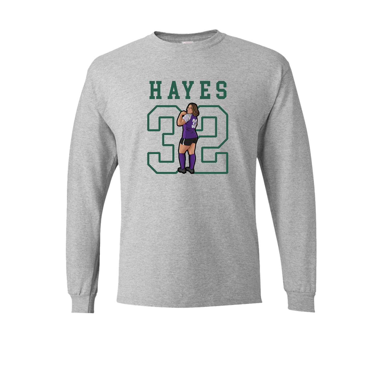 Long Sleeve Tee — Shirsey in Grey