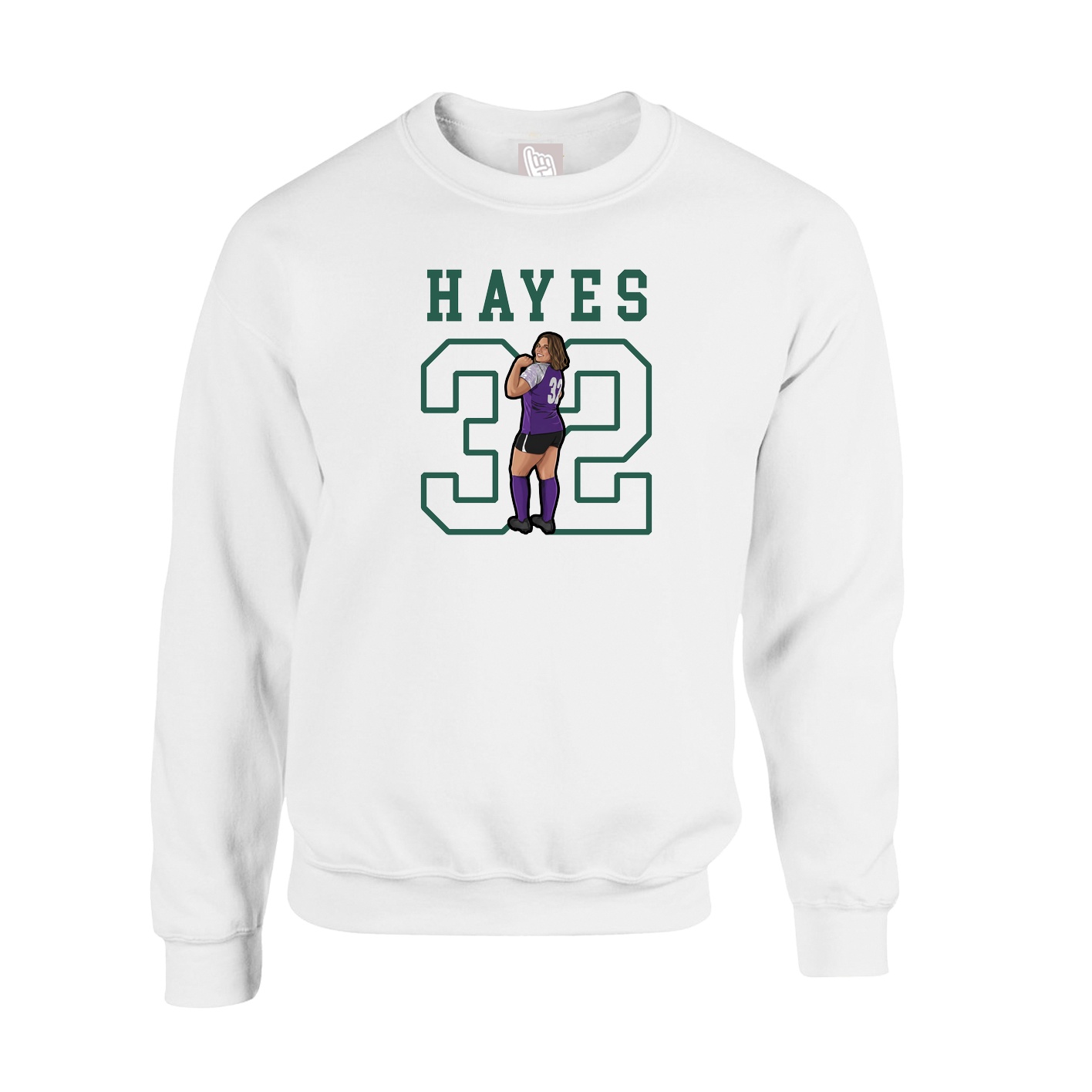 Fleece Crew — Shirsey in White