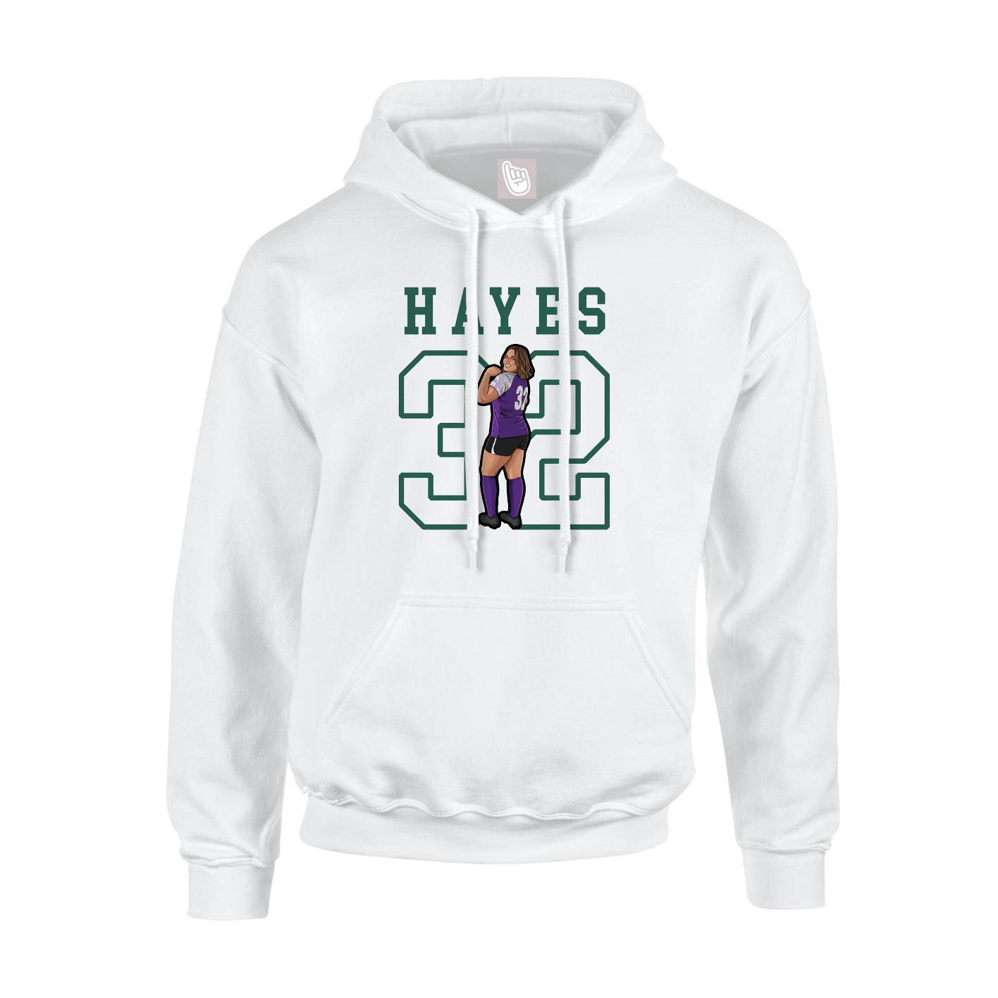 Youth Hoodie — Shirsey in White