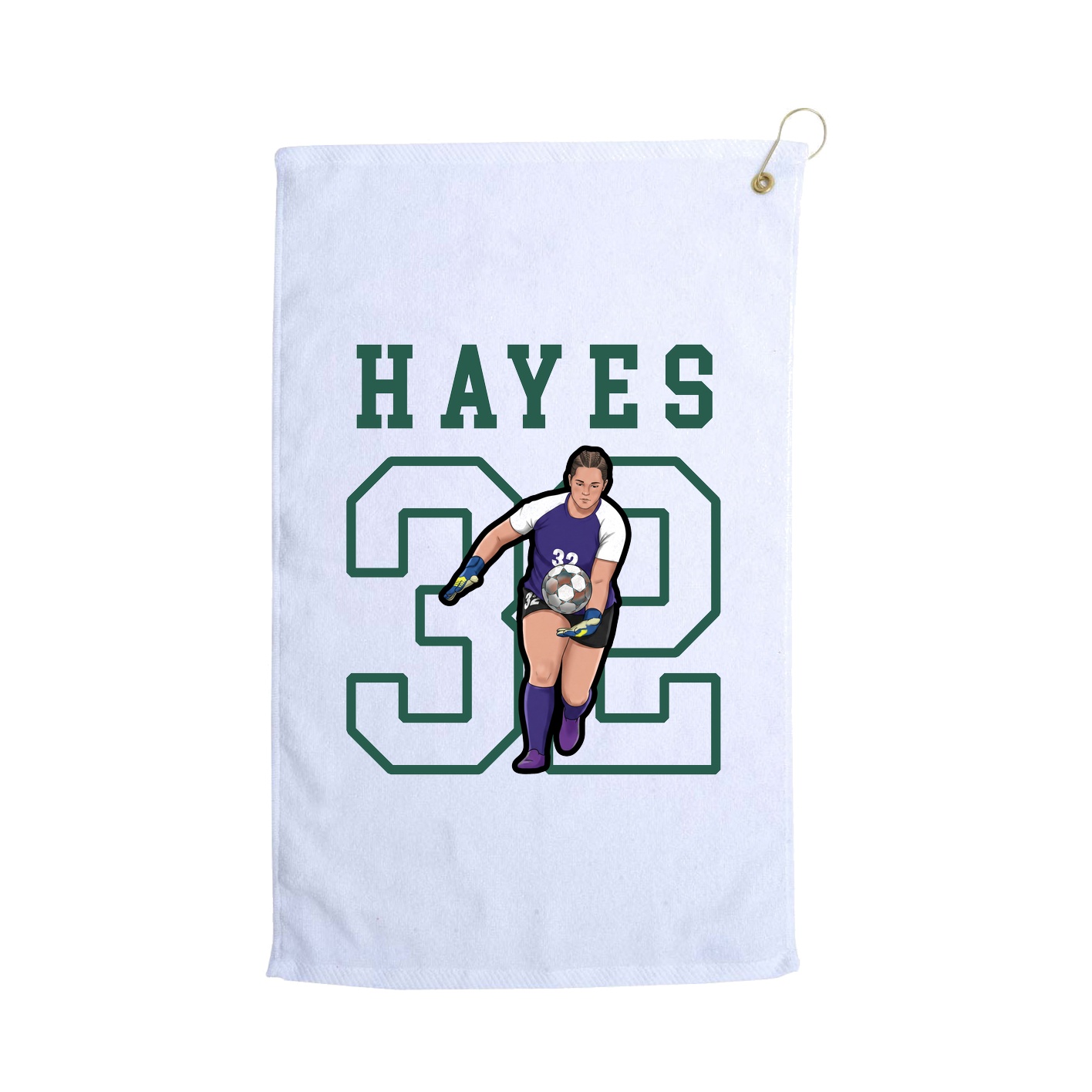 Golf Towel — Shirsey in White