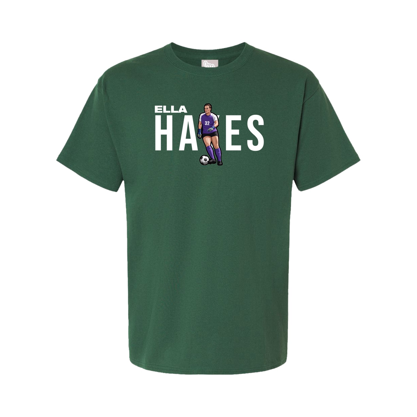 Tee — Player Name in Green