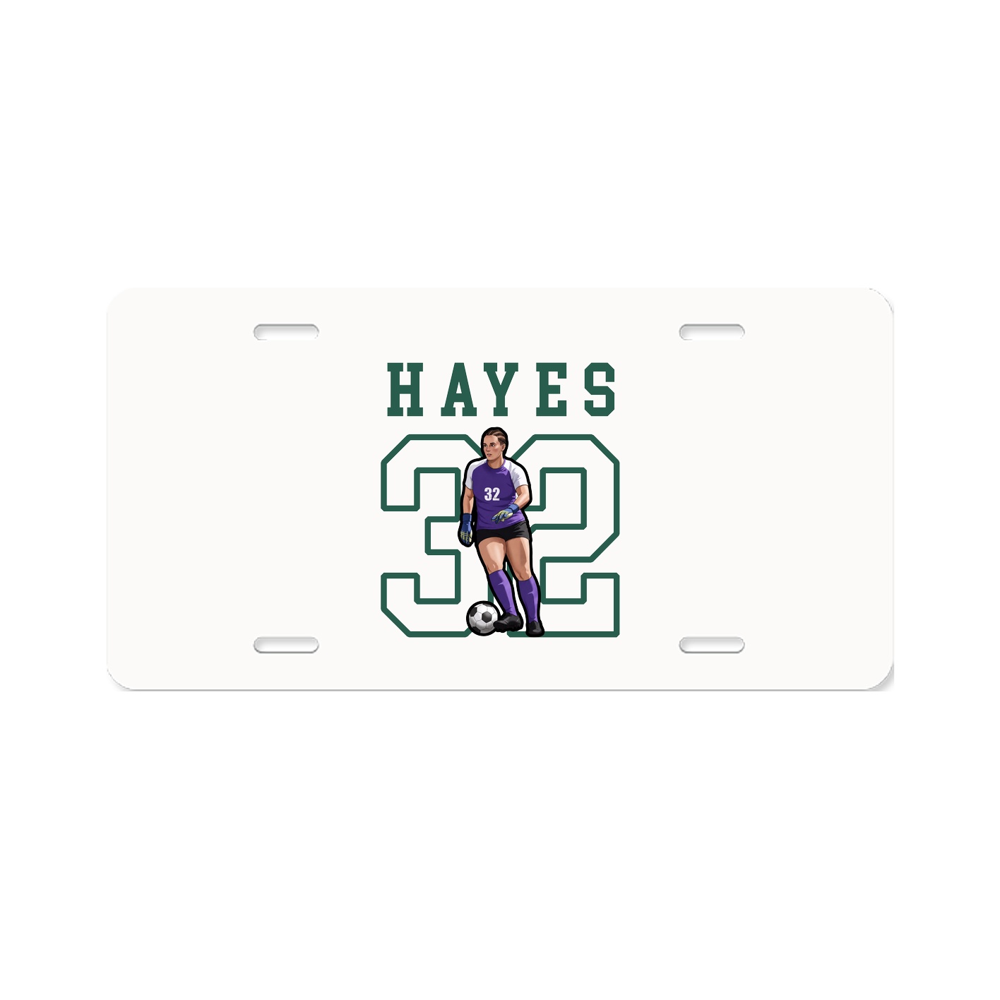 License Plate — Shirsey in Classic