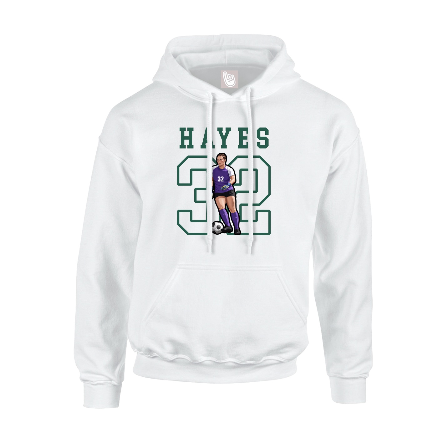 Youth Hoodie — Shirsey in White